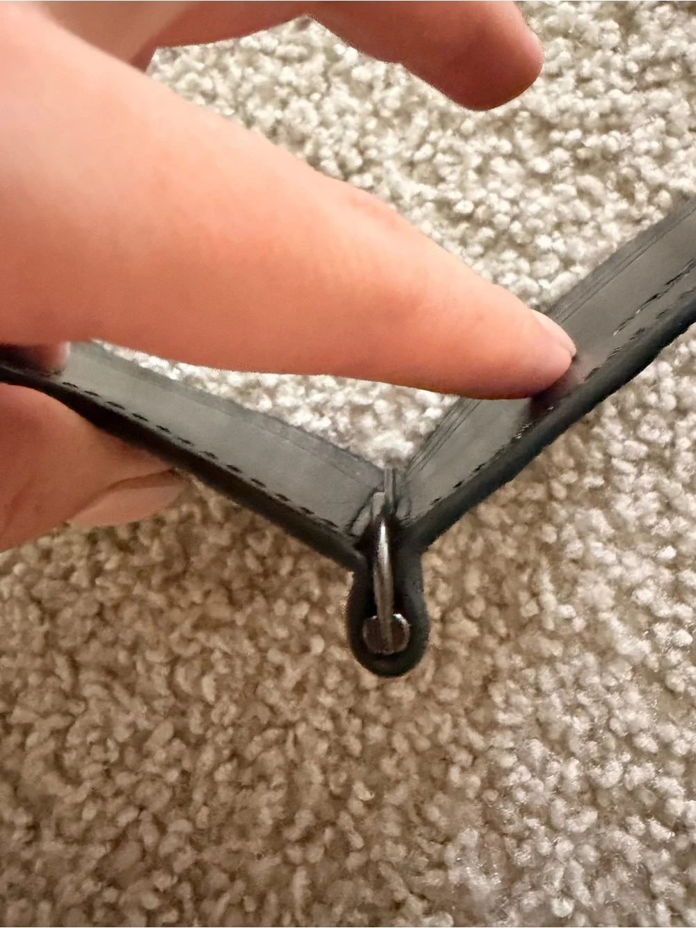 Coach Black Embossed Signature Leather Wallet